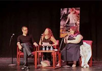 Cassandra Clare with Jodi Picoult and Kyle van Leer