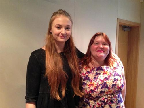 Sophie Turner and Cassandra Clare